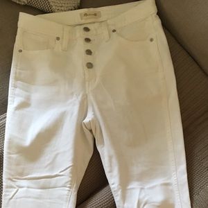 Madewell Jeans - Madewell 10” High Rise Skinny Jeans Raw Hem Madewell Jeans - Madewell 10” High Rise Skinny Jeans Raw Hem